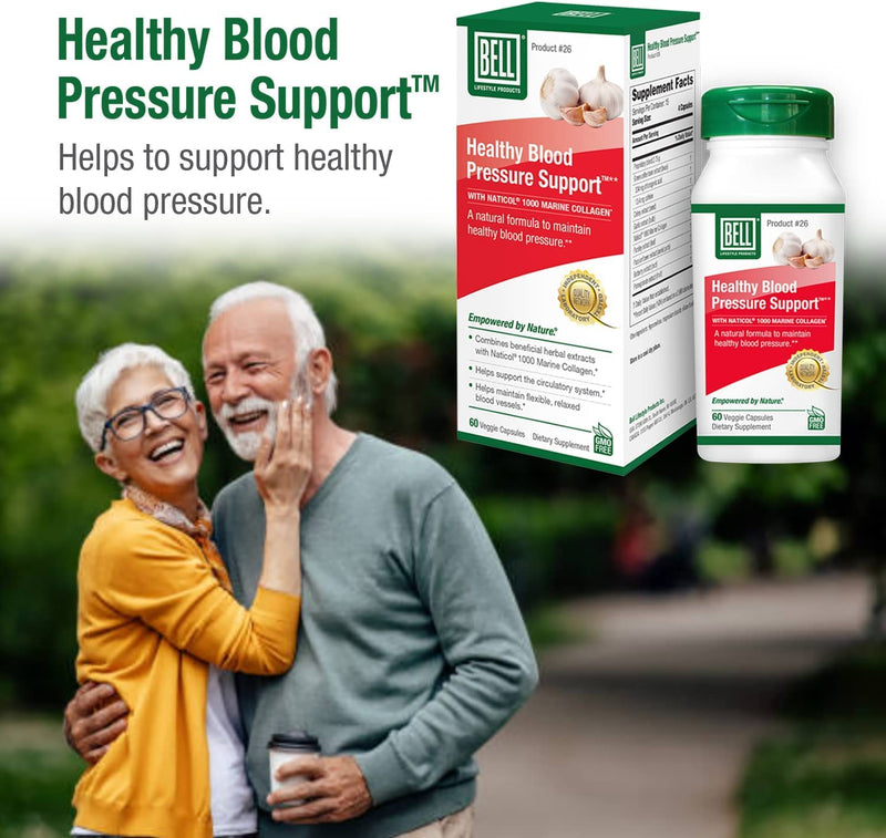 Bell Healthy Blood Pressure Support‚Ñ¢ Unique Blend - Natural Blend of Green Coffee Bean Extract, Garlic & Celery Seed Extract Blood Pressure Supplements - 2 Pack of 60 Capsules Each, Vegan, Non-GMO - BeesActive Australia