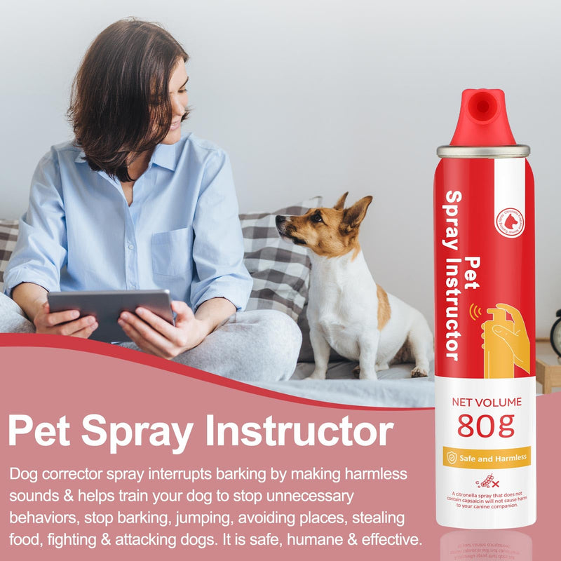 Corrector Spray Dog Trainer, 80ml 1 Pack Dog Corrector Spray for Dogs to Stops Barking, Jumping Up Attacks & Unwanted Dog Behaviour Humane Effective RED-1 - BeesActive Australia