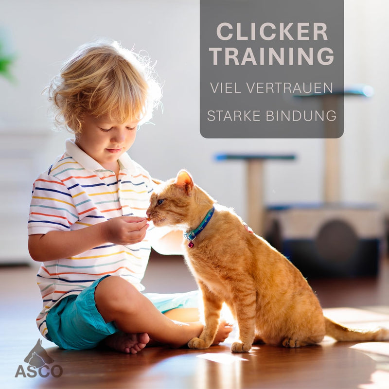ASCO Finger Clicker, Premium Clicker for Clicker Training, Dogs Cats Horses Professional Clicker, Dog Training Clicker, Black, ASCO-01F - BeesActive Australia