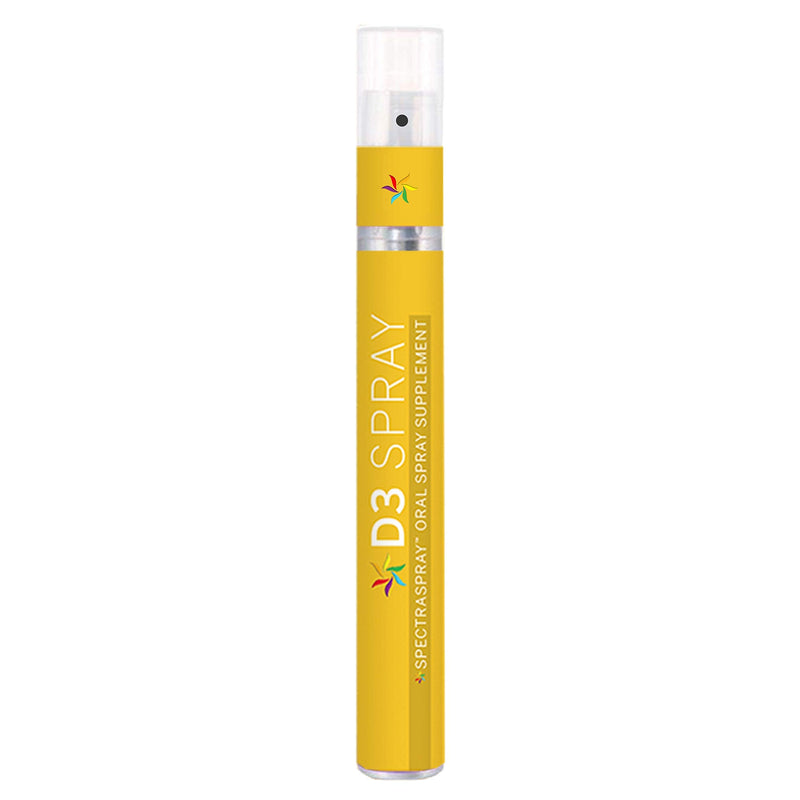 Spectraspray Vitamin D3 Spray Vitamin (30 Day Supply) 5000IU Liquid Vitamin | Natural & Effective Oral Spray 5000IU Liquid Vitamin D3, Non-GMO & Made in USA, TSA Approved, 30 Day Supply