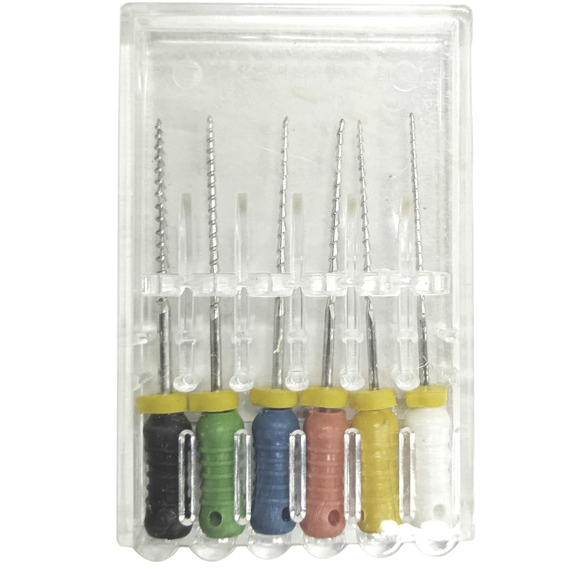 Endodontic Root Canal Hand H Files Stainless Steel Hand Files Pack of 6 (45-80#) 45-80#