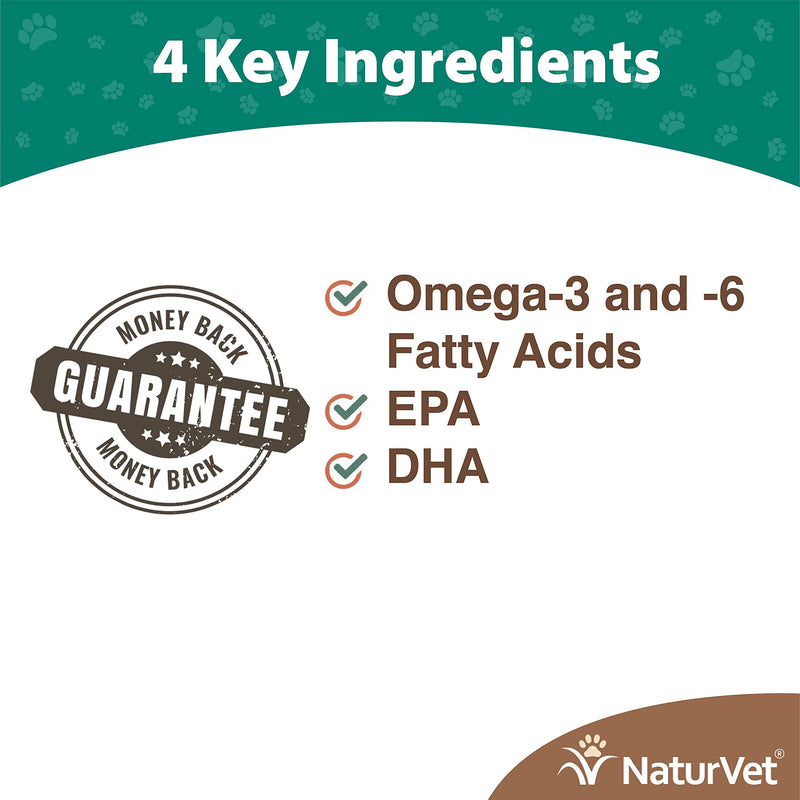 NaturVet – Salmon Oil Skin & Coat Plus Omegas | Supports Healthy Skin & Glossy Coat | Natural Source of Omega-3 & 6 Fatty Acids | for Dogs & Cats (17 oz Oil) 17 fl oz - BeesActive Australia
