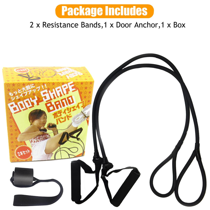 Resistance Band Set,Pull Up Exercise Bands Door Anchors Compatible with Billy's Bootcamp Tae Bo,Weight Loss,Strength Home Workouts Training,Physical Therapy,Yoga,Pilates. 2