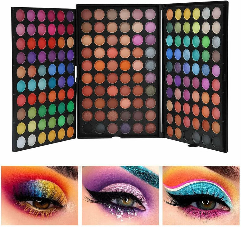 PhantomSky 180 Color Eyeshadow Makeup Cosmetic Contouring Kit - Perfect Palette for Professional and Daily Use