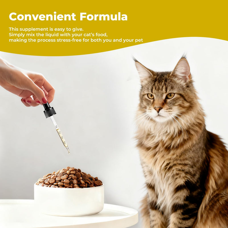 Cat Mange Treatment & Itchy Skin Relief, Natural Supplement for Dry Skin, Dandruff & Coat Care, Gentle Daily Support for Cats