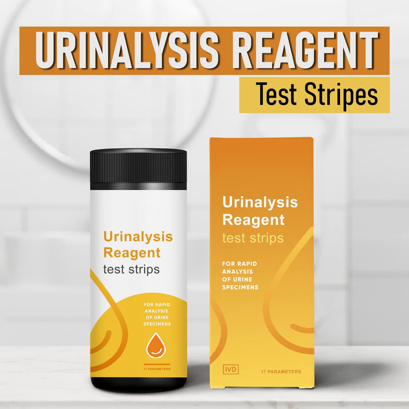 100 PCS UTI test strips - 11 in 1 Urine Test Strips for Women & Men - Easy to Use for Quick & Accurate Results, Urine Test Strips at Home UTI Test, Leukocytes, Nitrite, PH, etc | Easy to Read Results - BeesActive Australia