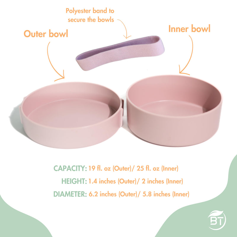 Barkin’ Trails Travel Dog Bowls, Portable Dog Bowls, Outdoor dog water bowl, BPA-Free Dog Food and Water Bowl Set, Food Grade Plastic Dog Travel Bowl, Dog camping essentials, Travel Dog Food Container Standard Icy Blue - BeesActive Australia