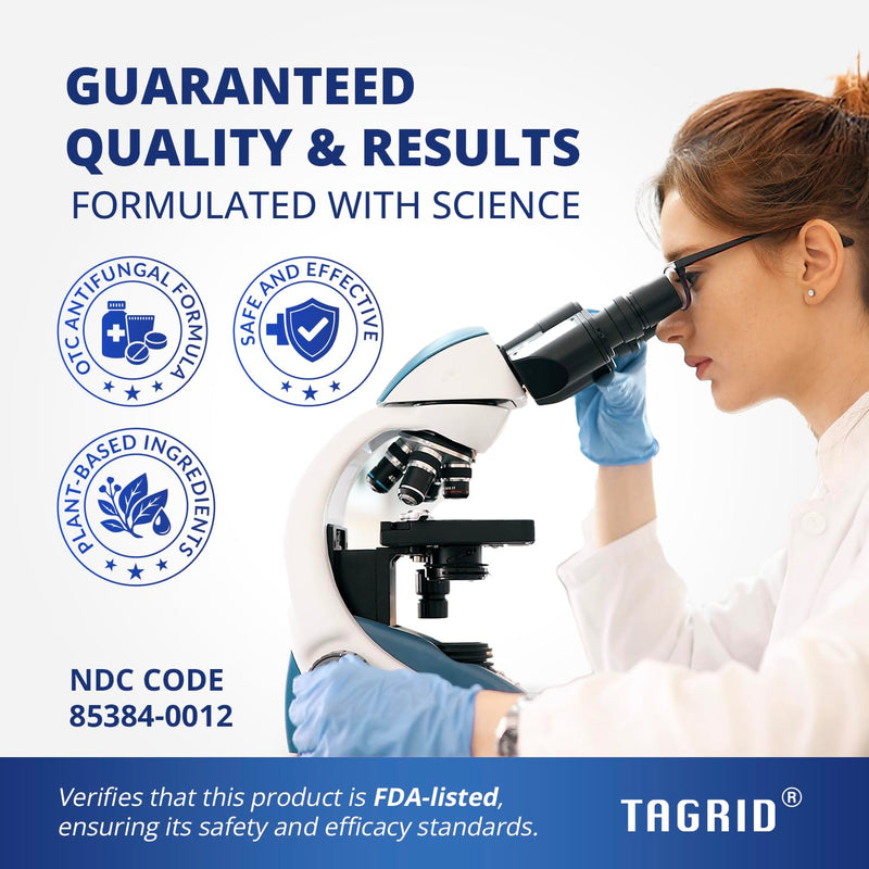 TAGRID NDC-Approved 1% Clotrimazole Antifungal Cream: Powerful, Non-Prescription Relief for Ringworm, Athlete's Foot, and Jock Itch - 50g - BeesActive Australia