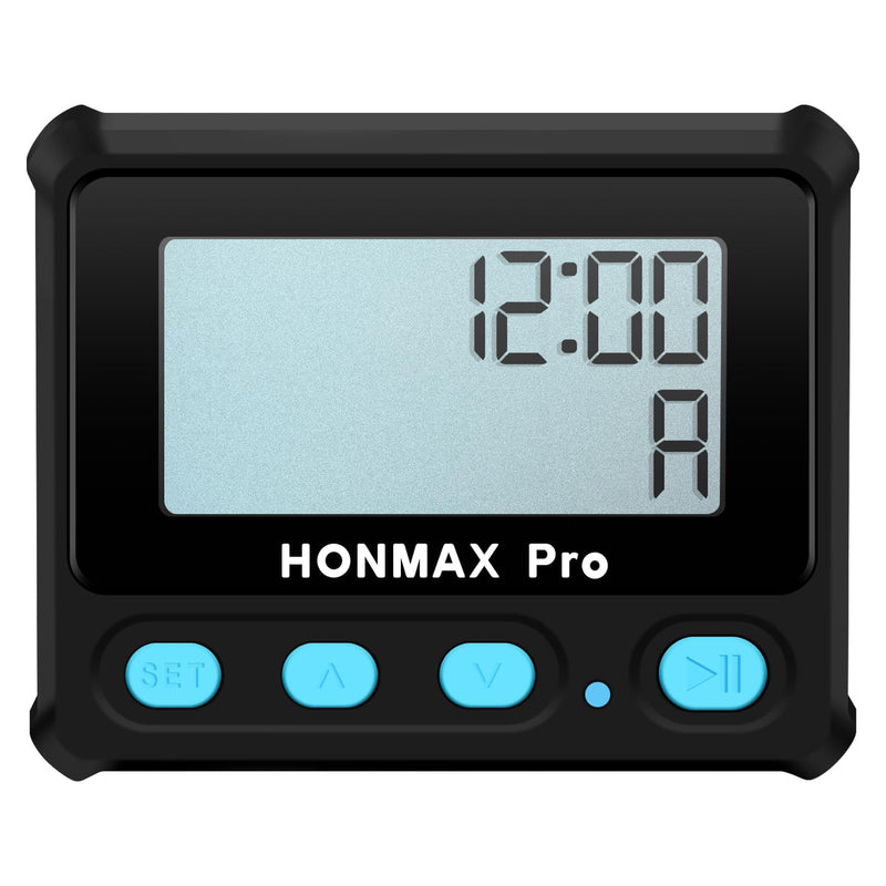 8100 Professional Interval Timer and Stopwatch, Backlight, USB-C Charged, Clock -Black Black - BeesActive Australia