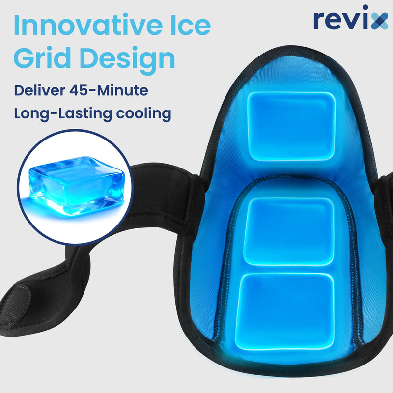 REVIX Heel Ice Pack Wraps for Achilles Tendonitis & Plantar Fasciitis with 45-Min Long Lasting Cold Therapy, 2 Packs Lightweight Gel Ice Pack for Heel Relaxation, Reusable Ice Wrap for Feet Swelling - BeesActive Australia