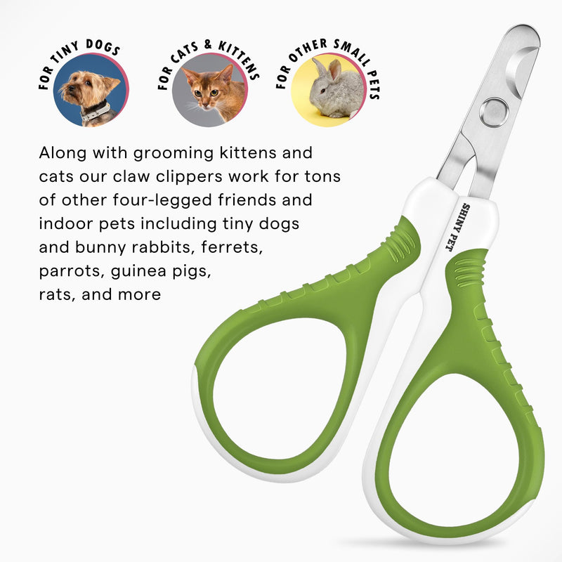 Pet Nail Clippers for Small Animals - Best Cat Nail Clippers & Claw Trimmer for Home Grooming Kit - Professional Grooming Tool for Tiny Dog Cat Bunny Rabbit Bird Puppy Kitten Ferret - Ebook Guide Angled - BeesActive Australia