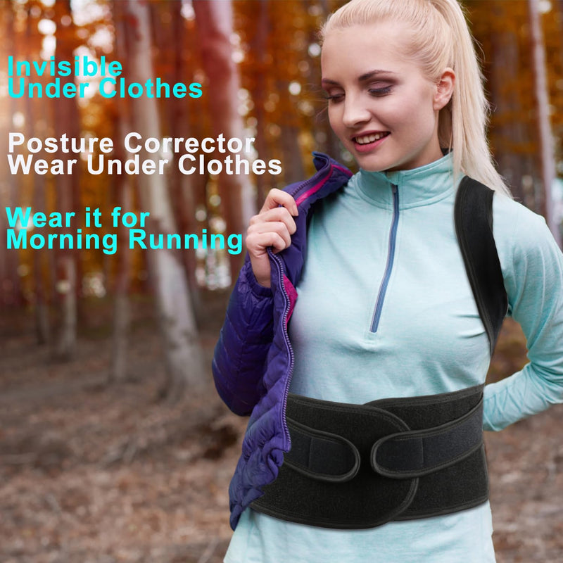 PAZAPO Posture Corrector for Men and Women - Back Brace Full Back Support Straightener for Hunchback - Upper and Lower Lumbar to Relieve,XX-Large(42-48 Inches) XX-Large(42-48 Inches)