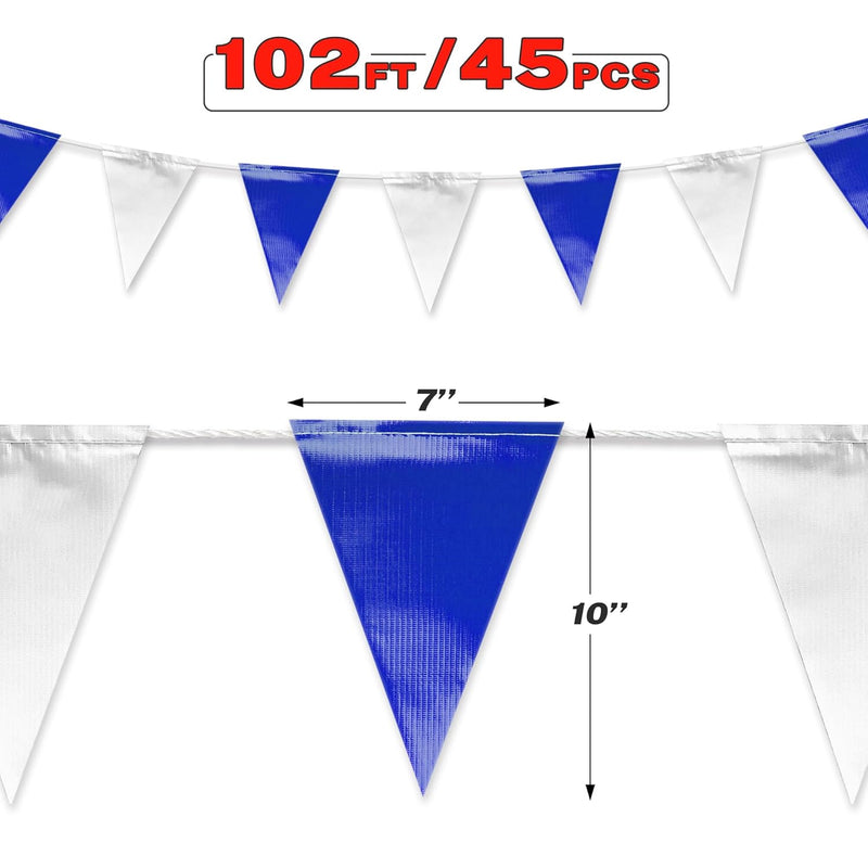 Water Gear Backstroke Flags - Swim Gear - Blue/White