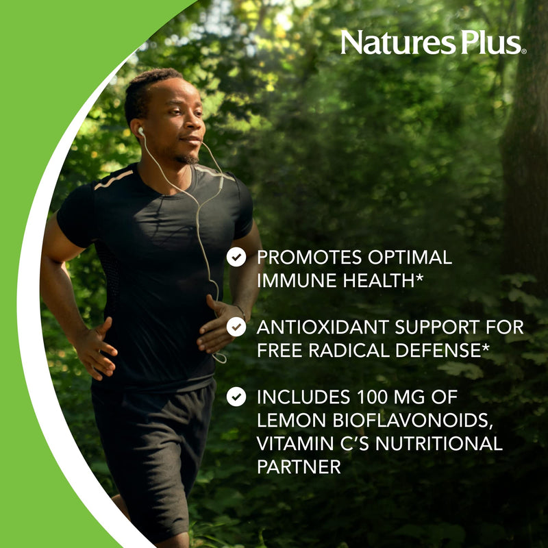 NaturesPlus Liquid Vitamin C - 1000 mg, 8 fl oz - with Lemon Bioflavonoids - Vegetarian, Gluten Free - 8 Servings 8 Ounce