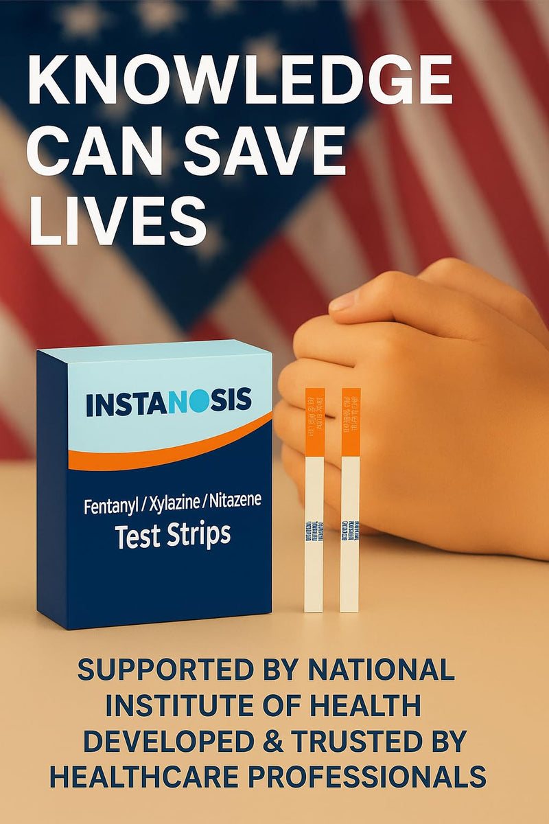 3-in-1 Fentanyl/Xylazine/Nitazene Test Strips for Liquid, Pills & Powder Substances, 5 Count, Made in USA, 10x More Sensitive - for Harm Reduction & Forensic Investigation - BeesActive Australia