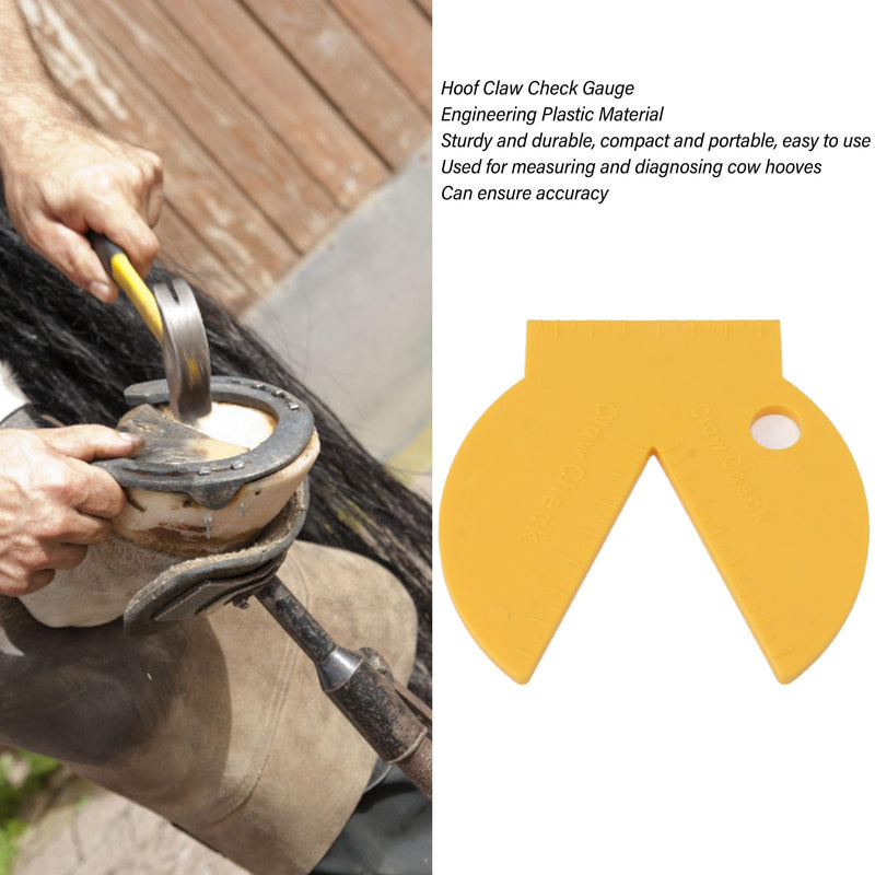 Cattle Cow Hoof Trimming Ruler, Hoof Claw Check Gauge Engineering Measurement Diagnosis - PawsPlanet Australia