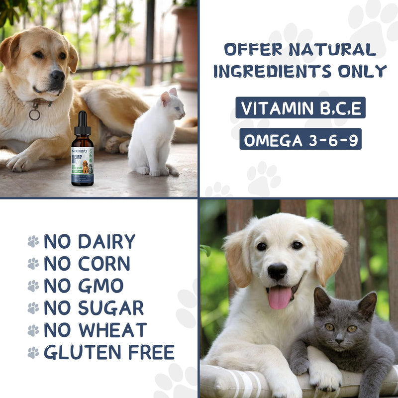 Hemp Oil for Dogs and Cats