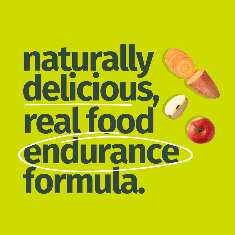 Huma Ultra - 40g Carbs Real Food Energy Gel with Ultra Endurance Formula - 8 Pack, Apple Pie