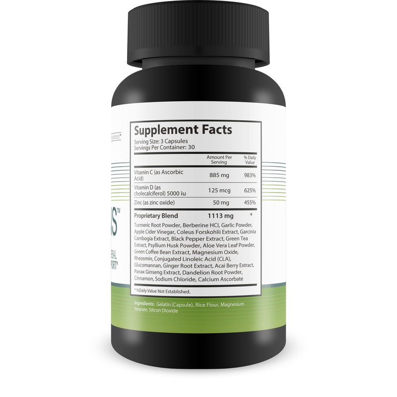 The Makers CDZ Vitamins - Our Best Health Supplement - Vitamin C D Zinc & Herbs - Full Body Health Supplements - Cdz Supplement Vitamin C D and Zinc - Overall Health Support - Full Body Supplements