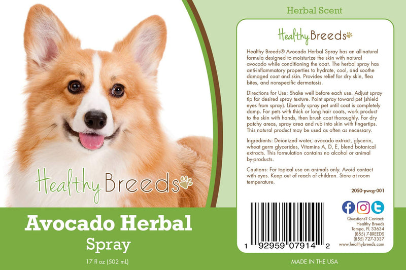 Healthy Breeds Pembroke Welsh Corgi Avocado Herbal Spray 17 oz