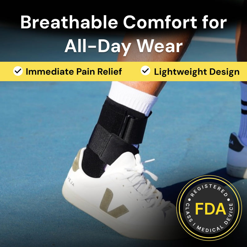 BraceUP Ankle Brace - Relieve Pain, Enhance Stability for Foot Pain, Sprained Ankle, Achilles Tendonitis, Men and Women - BeesActive Australia