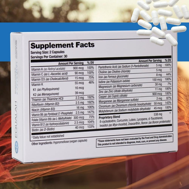 Xooma Equalah Daily Metabolic & Circulation Support – Clean Energy & Flow | Doctor-formulated with ALA | Chromium & Curcumin Nano-complex | Daily Nutrient processing Cell Health & Vitality