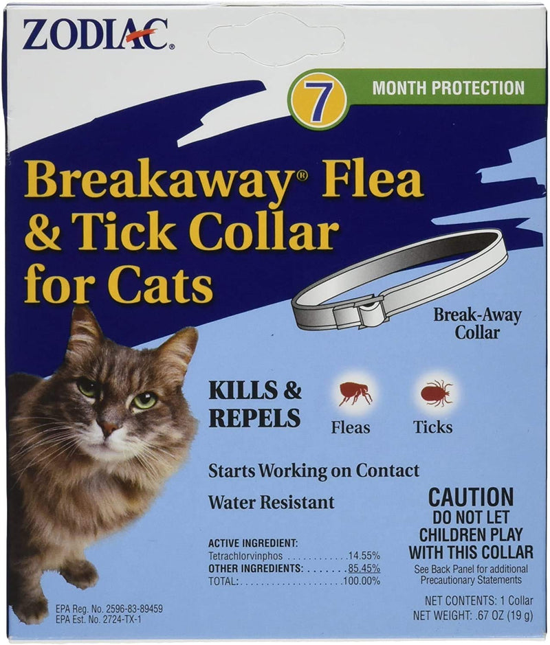 Zodiac Breakaway Flea & Tick Collar for Cats 7 Month Supply - Pack of 3 - BeesActive Australia