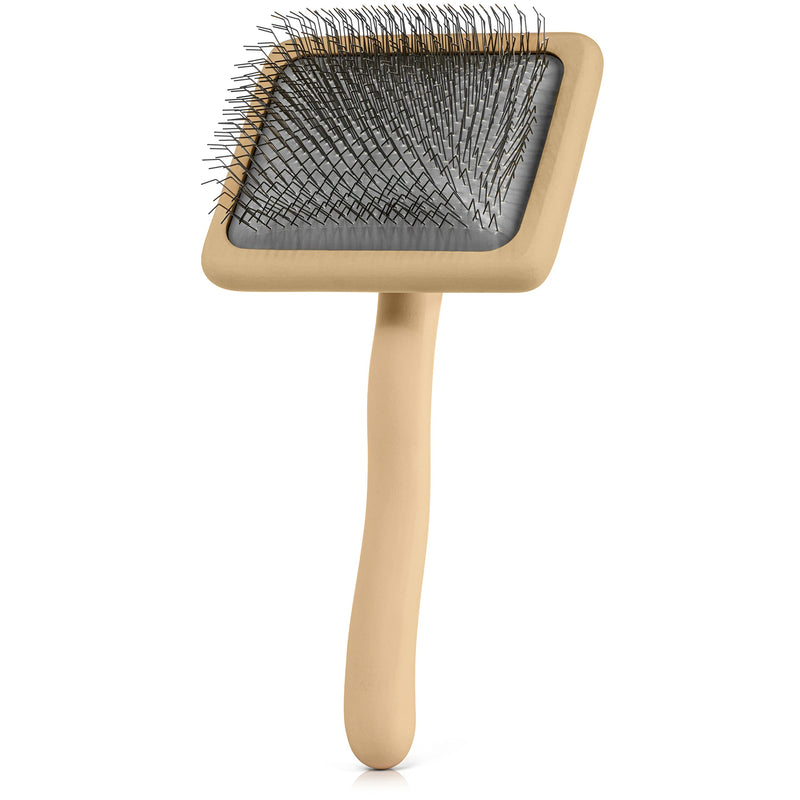 Doodle Slicker Dog Brush For Pet Grooming - Perfect For Goldendoodle & Poodle Hair Maintenance - Medium to Long Hair Breeds - Detangle, Brush, & Fluff Like a Pro - BeesActive Australia
