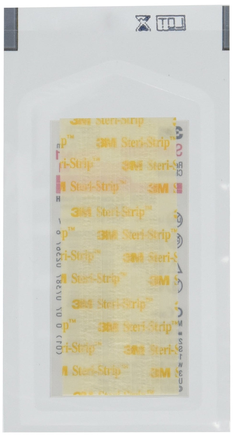 3M Steri Strip Skin Closures 1/4'' X 3'' - 10 Packages of 3 3 Count (Pack of 10)