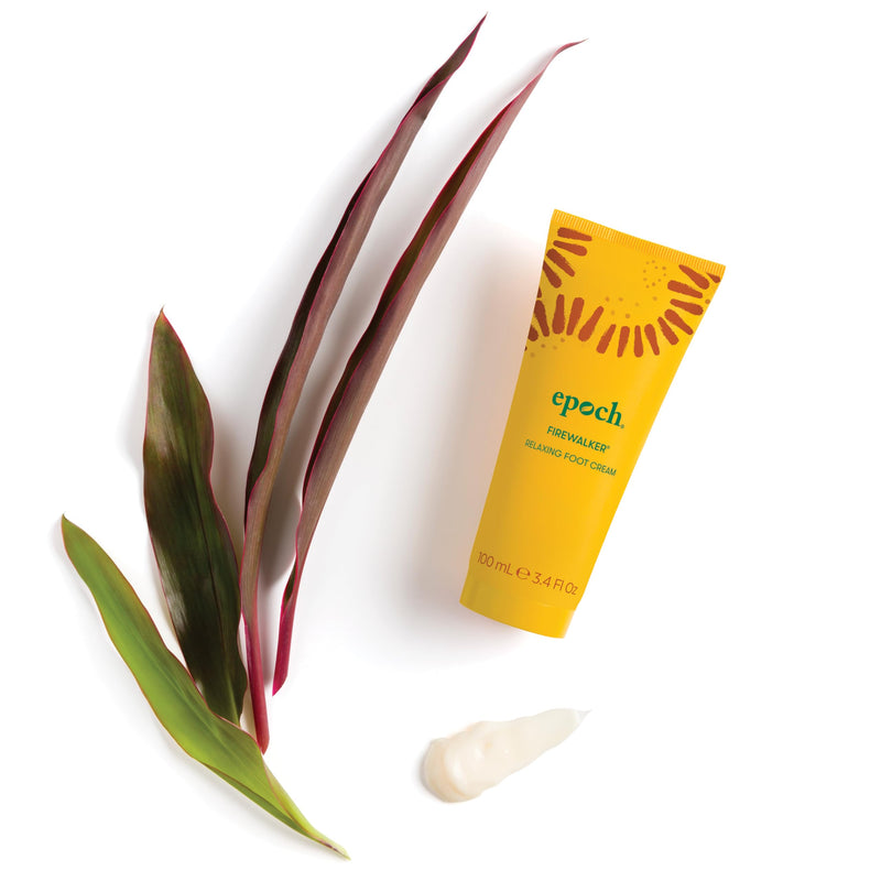 Nu Skin Epoch Fire walker Foot Cream | Infused with Hawaiian Ti Leaf & Babassu Oil | Soothes Tired Feet | Relaxing & Moisturizing Making it Travel Essentials | Foot Care | 3.4 Fl Oz | 2 Pack 3.4 Fl Oz (Pack of 2) - BeesActive Australia