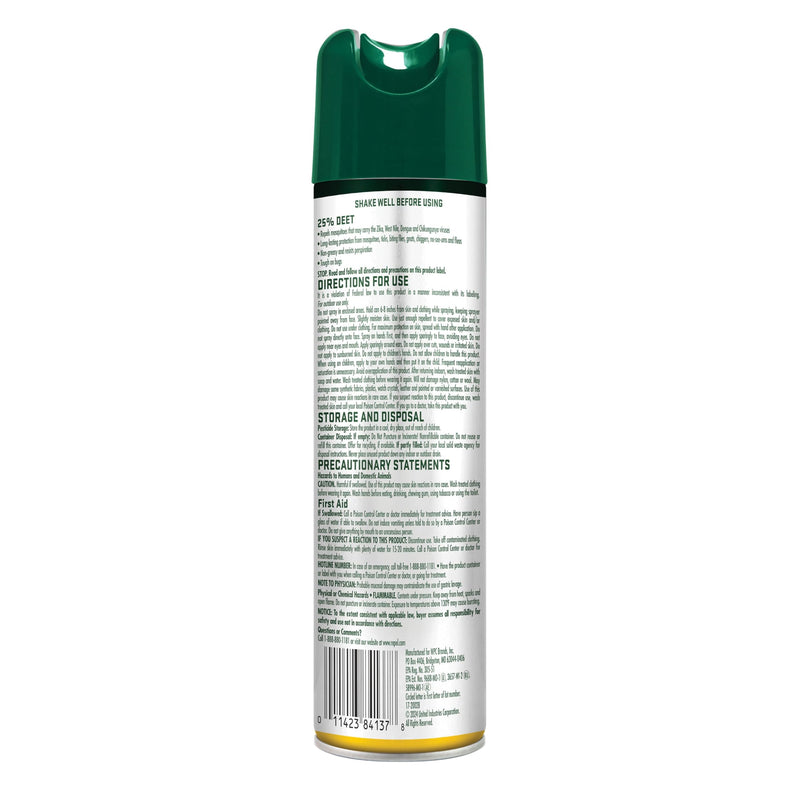 Repel Insect Repellent Sportsmen Formula 25% DEET, 8.125 Ounces, Bonus Aerosol with 25% DEET to Repel Mosquitoes, Ticks, Gnats, Biting Flies, Chiggers and Fleas for Long-Lasting Protection