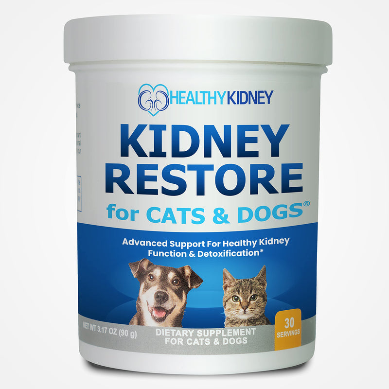 Kidney Restore Cats & Dogs and PhosFix Cats & Dogs 2 Pack Bundle Kidney Cleanse & Support Normal Kidney Function & Phosphorus Binding for Pets - BeesActive Australia