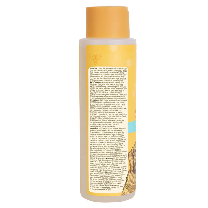 Burt's Bees for Pets Itch Soothing Shampoo with Honeysuckle, 95% Natural Origin Formulas, Dog Shampoo for Itchy Dogs, Dog Shampoo Itchy Skin Relief, 16 oz Unscented 16 Fl Oz (Pack of 1) - PawsPlanet Australia