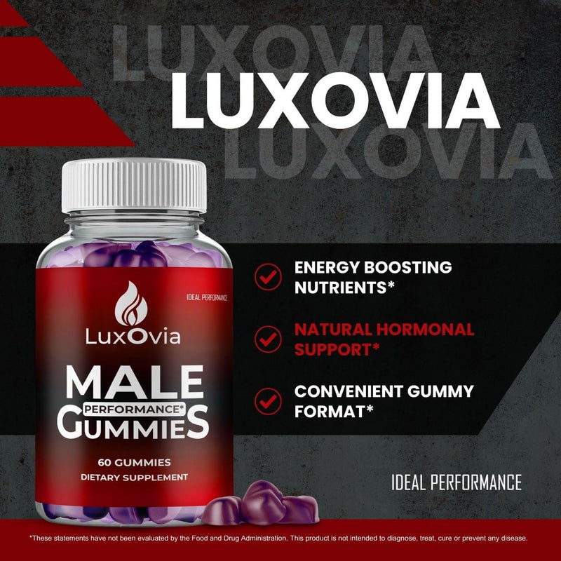 IDEAL PERFORMANCE Luxovia Gummies, Luxovia Gummy Reviews (3 Pack)