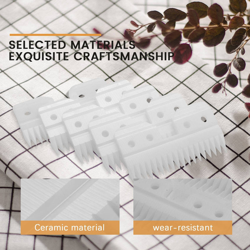 Boerunid 10 pieces/lot replaceable ceramic 18 teeth pet ceramic clipper cutting knife for A5 series - BeesActive Australia
