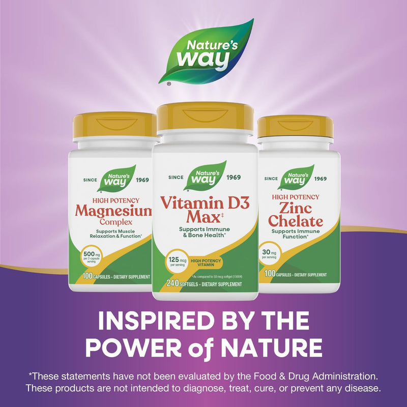Natures Way Vitamin D3 5000 Iu, 240 CT
