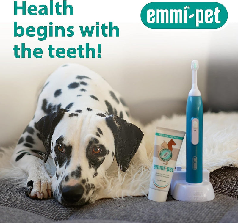 Emmi-pet 3X Dog Toothpaste for Ultrasonic Toothbrush I Dog Toothpaste Suitable for All Dog Breeds of All Ages I Vegan, Free from Nanomaterials & Microplastics I Without Animal Testing I 75 ml 1 count (Pack of 3)