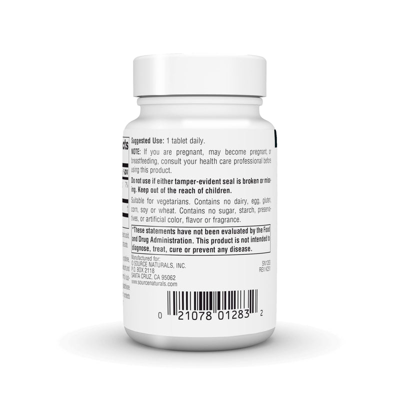 Source Naturals Reduced Glutathione, 250mg - 60 Vegetarian Tablets | Antioxidant Support | Liver Support*