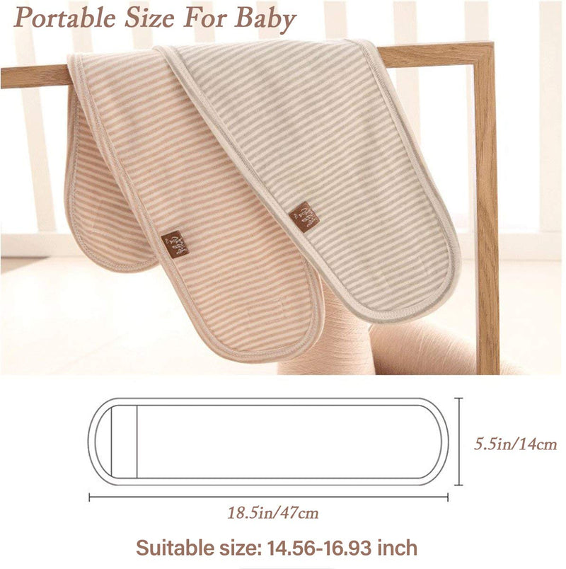 wonuu Baby Umbilical Cord Belt, Infant Belly Binder Hernia Care Navel Truss Support Newborn Warm Essential with Breathable Organic Cotton (4 Pack) 4Pack-Brown - BeesActive Australia