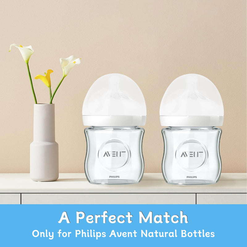 Avent Bottle Caps -Compatible with Avent glass bottles 5 pc - BeesActive Australia