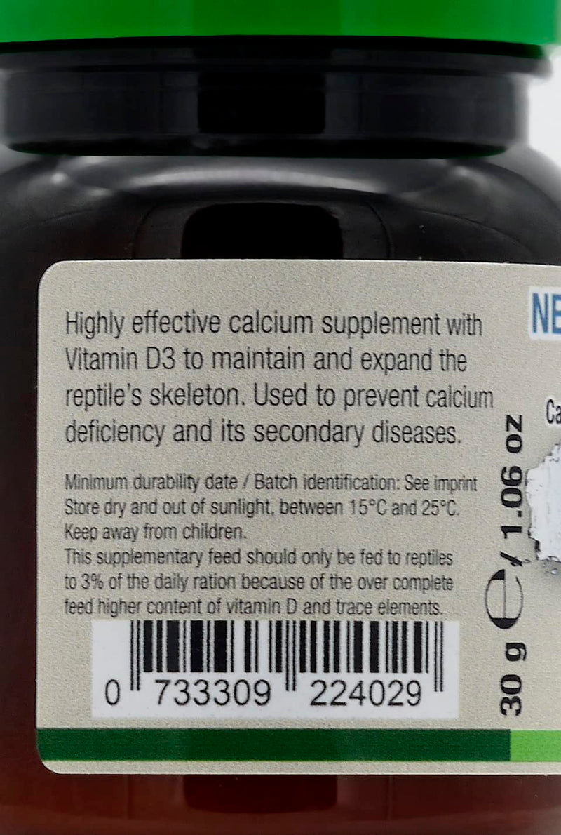Nekton Rep-Calcium Plus D3 Reptile Supplement, 35gm Fruit 30g / 1.06oz - PawsPlanet Australia