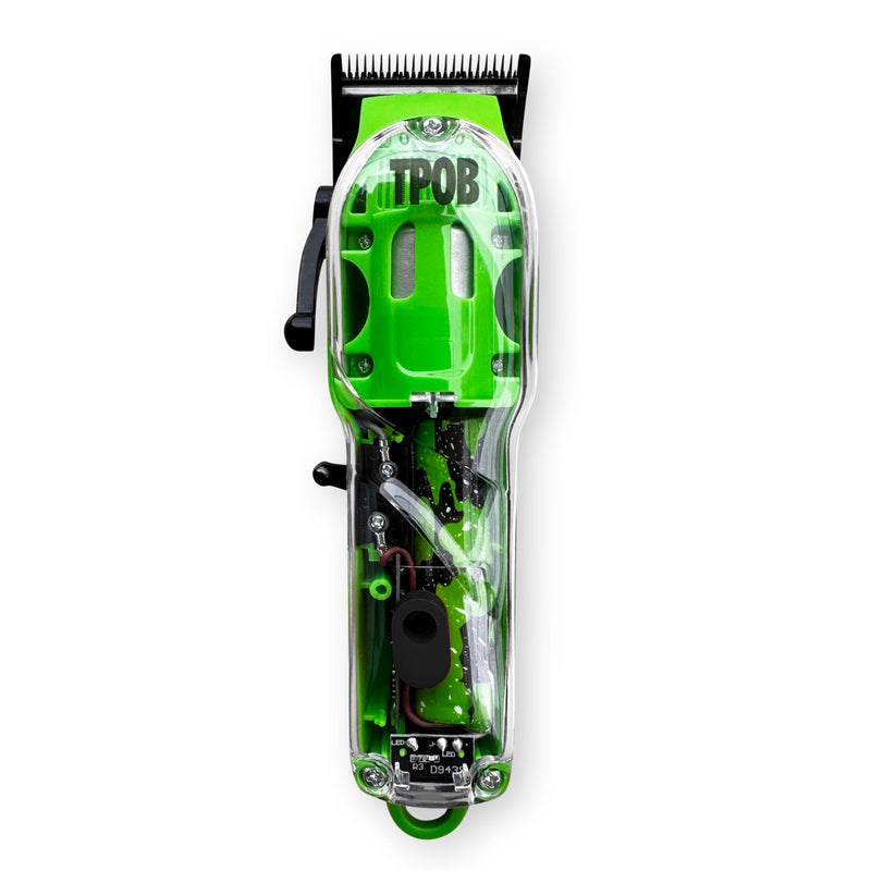 TPOB Slime 2 Barber Hair Clippers for Men 6800 Rpm with Matte Green Case and X Fade Blade - BeesActive Australia