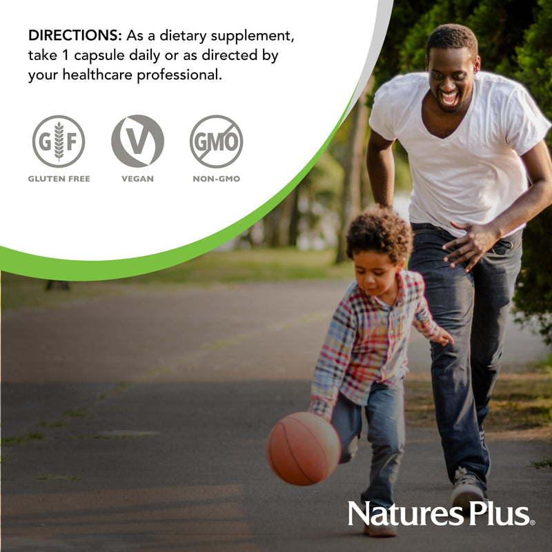 NaturesPlus Immune Probiotic - 30 Capsules - 10 Billion CFU - Respiratory & Gut Health, Immune Support - With Prebiotic Fiber - Non-GMO, Vegan, Gluten Free - 30 Servings