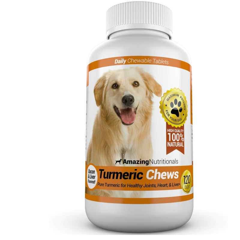 Probiotics for Dogs Digestive Health Turmeric Joint Support Bundle - Eliminates Joint Pain Inflammation, Incontinence, Gas and Diarrhea Soft Chews
