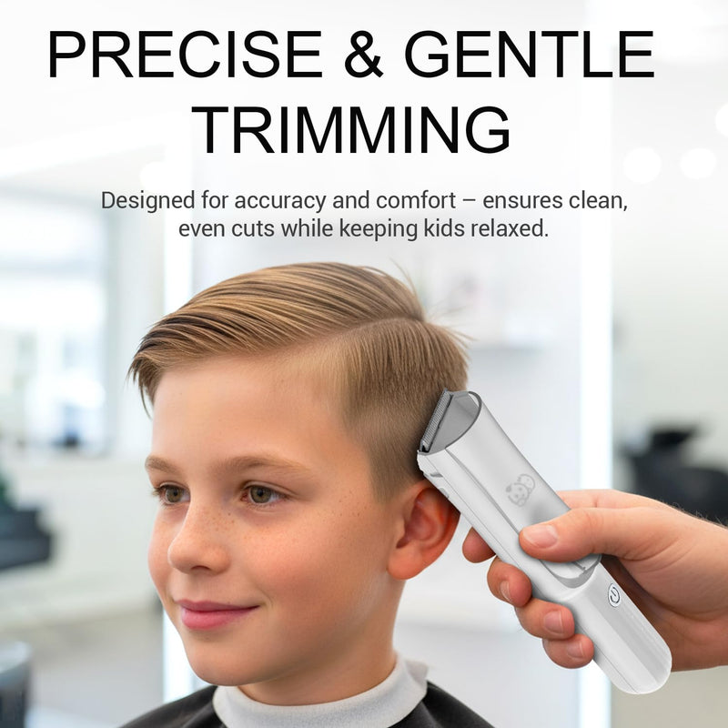 Baby Hair Clippers Set, Ultra Quiet Hair Trimmer with Vacuum for Infant, Toddler and Kids, Waterproof & Rechargeable Cordless Hair Cutter, Including Hair Cutting Scissors and Comb - BeesActive Australia