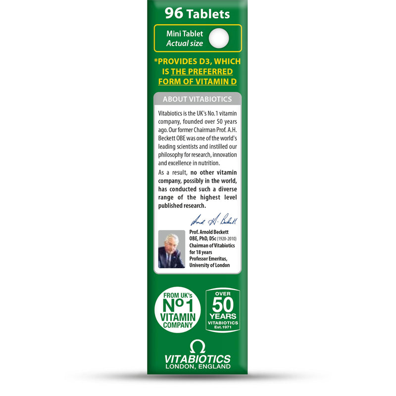 Ultra by Vitabiotics Vitamin D Tablets x 96