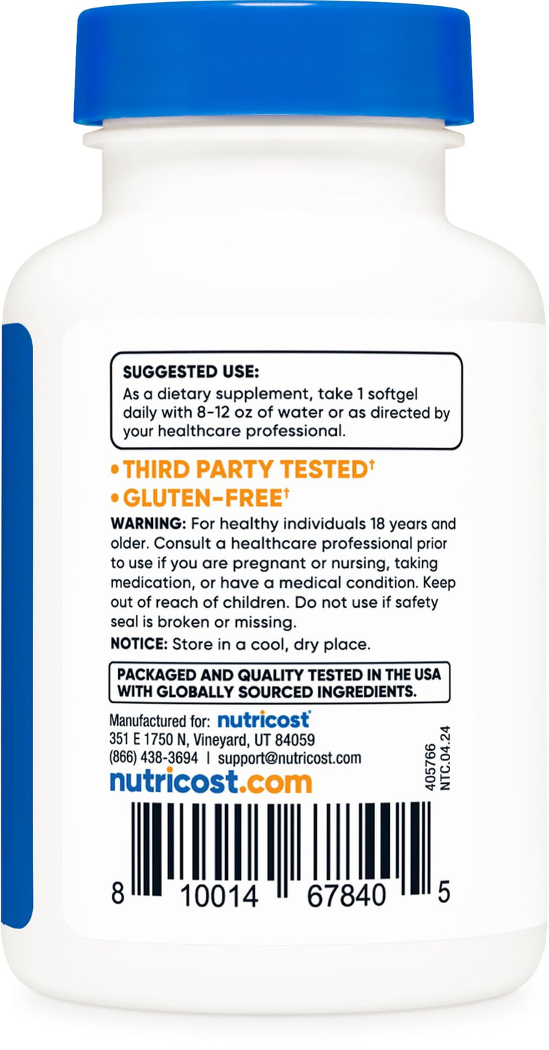 Nutricost Lycopene 50mg Softgels (60 Softgels) 60 Count (Pack of 1) - BeesActive Australia