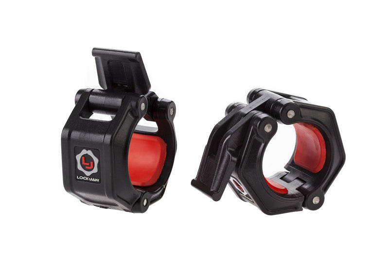 Lock-Jaw OLY 2 Olympic Barbell Collar - Quick Release Barbell Clamp Black