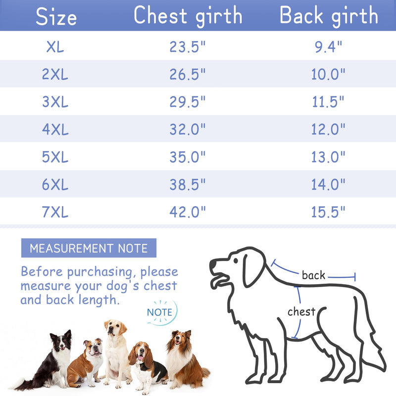 Dog Front Leg Surgery Recovery Clothes,Dog Elbow Protector Suit for Medium Large Dogs,Dog Joint Recovery Sleeve for Female Male Dogs,Prevent Licking Wound(Green Horse-XL) XL green - BeesActive Australia