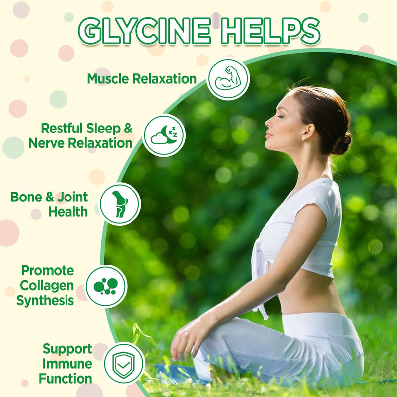 Glycine Gummies, Glycine 3g with Alanine 1000mg for Sleep Muscle Relaxation | Glycine Supplements with L Theanine, GABA, Vitamin B6, Support Adults Sleep, Sugar Free Pineapple Flavor, 60 Gummies 1
